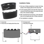 6 Way RGB LED Wall Light