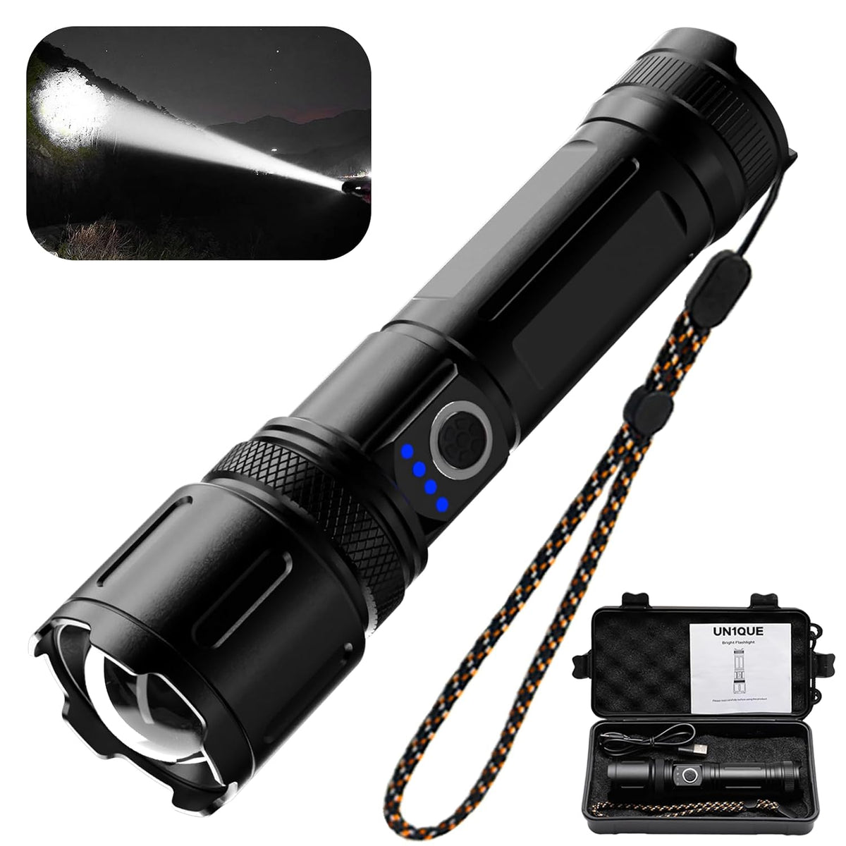 High Power Torch Light Flashlight
