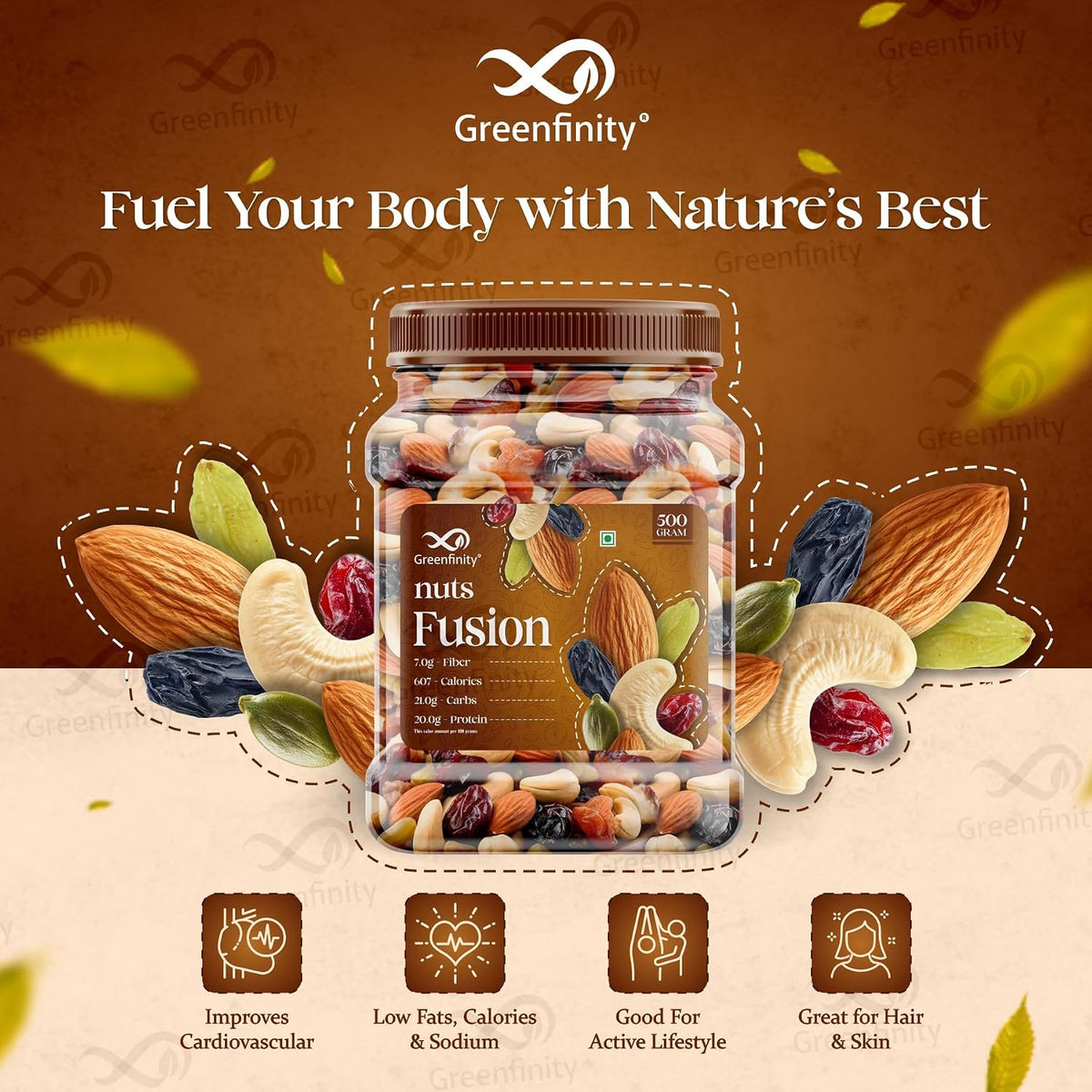 Premium Mixed Dry Fruits Pack - 500 g