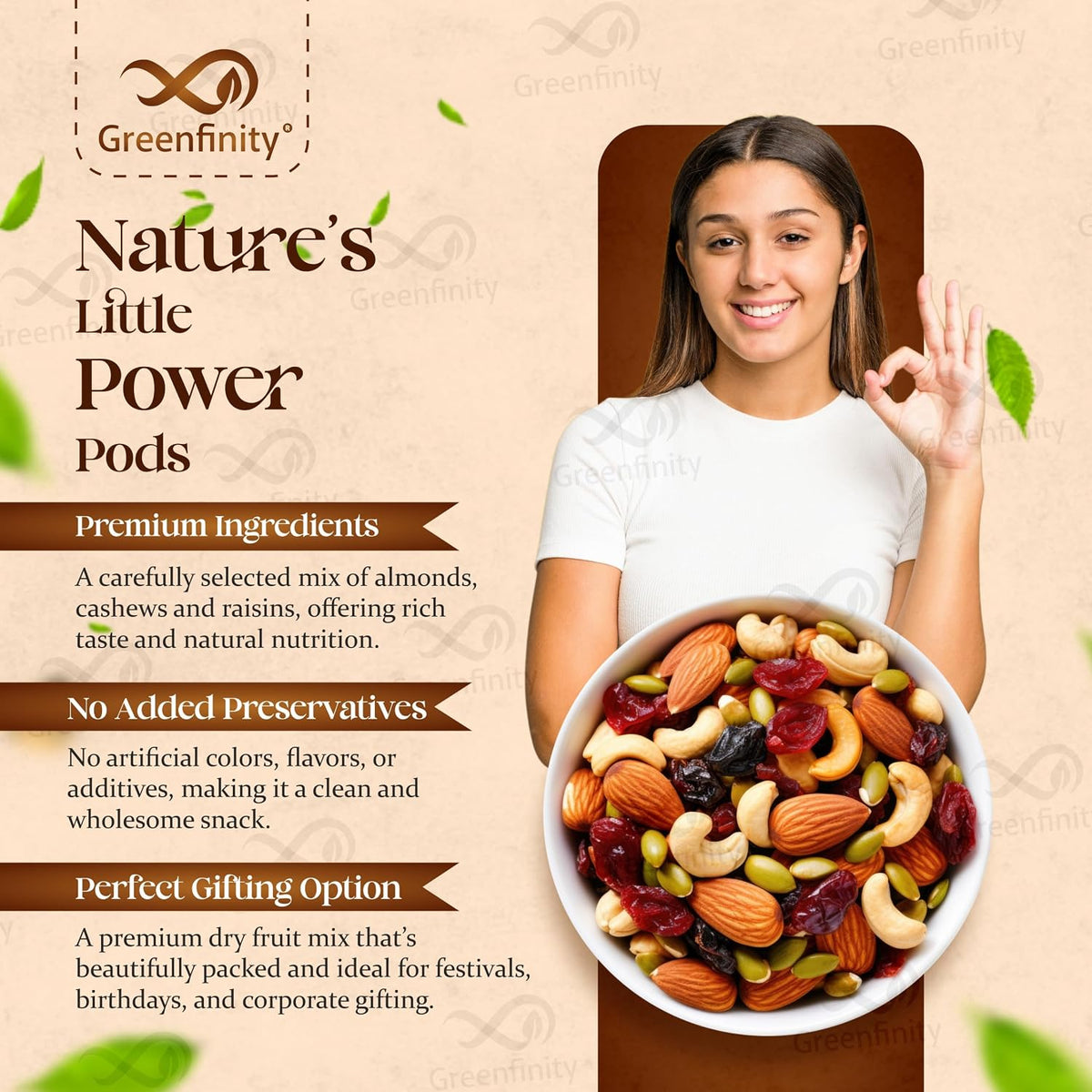 Premium Mixed Dry Fruits Pack - 500 g